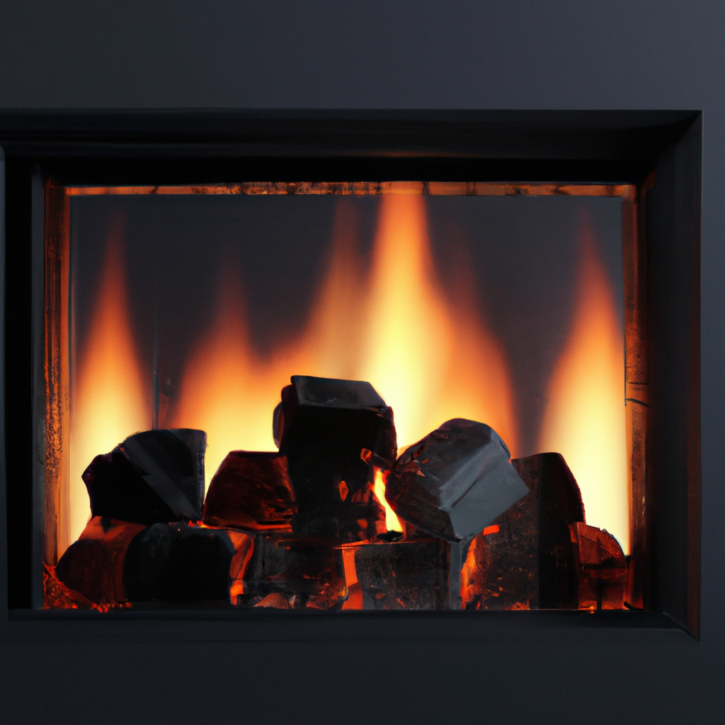 Cozy fireplace glowing embers in modern Canadian home, ultra-detailed HDR 8k